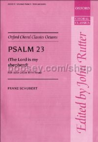 Psalm 23 (The Lord is my Shepherd) SSAA & Piano OCCO19