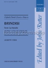 Brindisi from La traviata (vocal score)