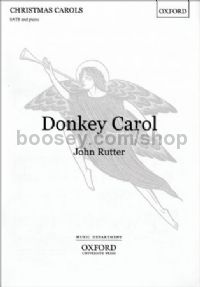 Donkey Carol (SATB vocal score)