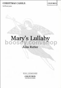 Mary's Lullaby (SATB vocal score)