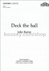Deck the hall (SATB vocal score)