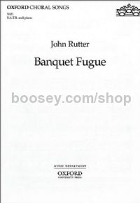 Banquet Fugue from "The Reluctant Dragon" (vocal score) SATB & piano/piano, bass, drumkit