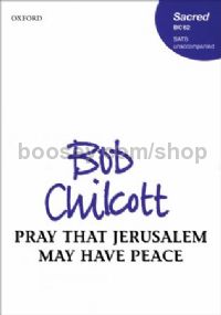 Pray that Jerusalem may have peace (vocal score)