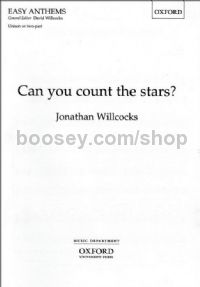 Can You Count The Stars? willcocks Unison Or 2-pt 