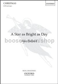 A Star As Bright As Day (SATB & Organ)