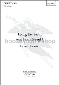 I Sing The Birth Was Born Tonight (SATB)