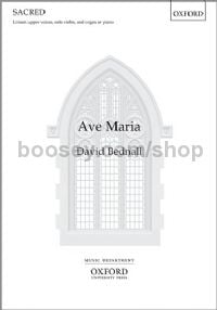 Ave Maria (Unison Upper Voices)