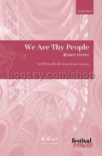 We are thy people (SATB & Piano)