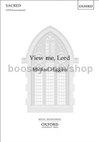 View Me Lord (SATB)