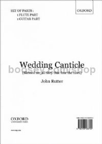 Wedding Canticle - Flute and guitar parts