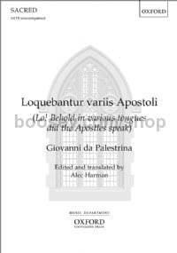 Loquebantur variis Apostoli (SATB)