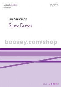 Slow Down (SATB & Piano)