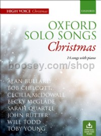 Oxford Solo Songs: Christmas (High Voice & Piano)