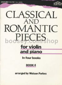 Classical & Romantic Pieces (violin & piano) vol.4