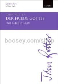 Der Friede Gottes (The Peace Of God) (SATB & Organ/Strings)