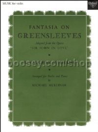 Fantasia On Greensleeves (arr. violin & piano)