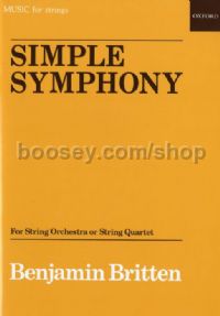 Simple Symphony Op. 4 (study score)