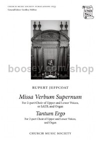 Missa Verbum Supernum And Tantum Ergo (SATB/2-part choir & organ)