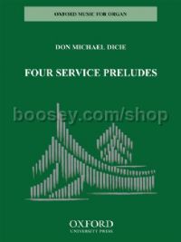 Four Service Preludes organ