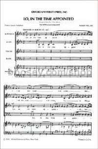 Lo, in the time appointed (vocal score)