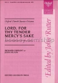 Lord, For Thy Tender Mercy's Sake SATB