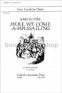 Here we come a-wassailing (vocal score)