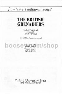 The British Grenadiers (vocal score)