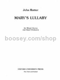 Mary's Lullaby (full score)