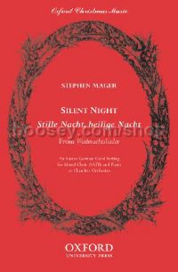 Silent night (Stille Nacht, heilige Nacht) (SATB vocal score)