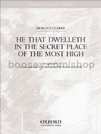 He that dwelleth in the secret place of the Most High (vocal score)