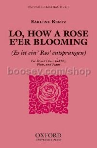 Lo, how a Rose e'er blooming (SATB vocal score)