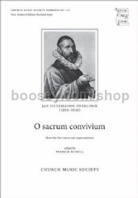 O sacrum convivium for SATTB & organ continuo
