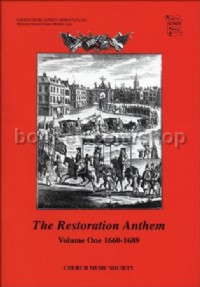 The Restoration Anthem Volume 1, 1660-1689