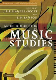 An Introduction To Music Studies (hard-back)