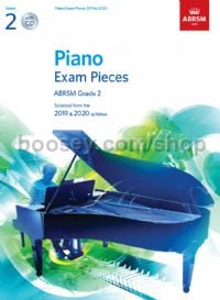Piano Exam Pieces 2019 & 2020, ABRSM Grade 2, with CD