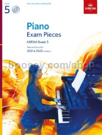 Piano Exam Pieces 2021 & 2022, ABRSM Grade 5, with CD