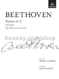Sonata in G, Op. 49 No. 2 (Sonate facile)
