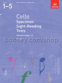 Cello Specimen Sight-Reading Tests, ABRSM Grades 1–5