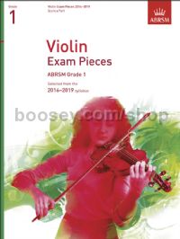 Violin Exam Pieces 2016–2019, ABRSM Grade 1, Score & Part
