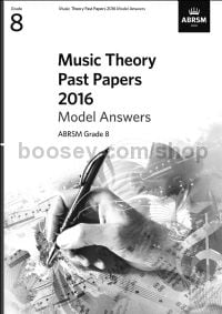 Music Theory Past Papers 2016, ABRSM Grade 8 (Chinese)