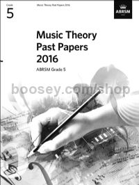 Music Theory Past Papers 2016, ABRSM Grade 5 (Chinese)