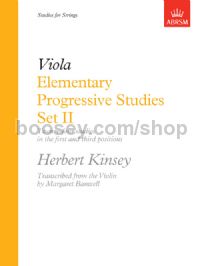 Elementary Progressive Studies, Set II for Viola