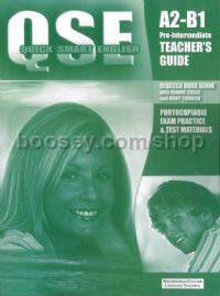 QSE Quick Smart English Pre-intermediate Teacher's Guide with CD 2 (Reading) New Edition (A2-B1)