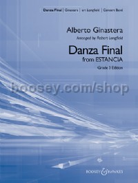 Danza Final from Estancia (Grade 3) Young Band (Score & Parts)