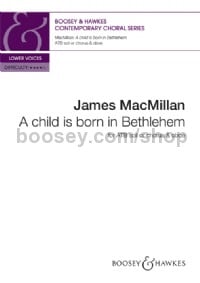 A child is born in Bethlehem (ATB & oboe) - Digital Sheet Music