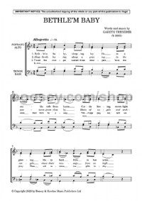 Bethle'm Baby (SATB a cappella) - Digital Sheet Music