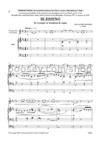 Blessing (Trumpet or Trombone & organ) -  - Digital Sheet Music