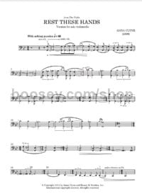 Rest These Hands (solo cello) - Digital Sheet Music