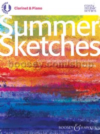 Summer Sketches - Clarinet & Piano (Book & Online Audio New Edition)
