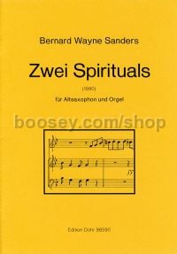 2 Spirituals - Alto Saxophone & Organ